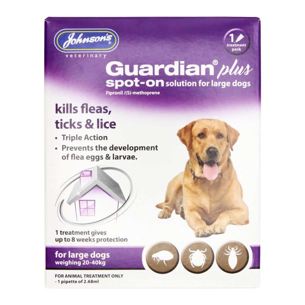 Johnson's Guardian Plus Spot-on Large dog - 1 treatment
