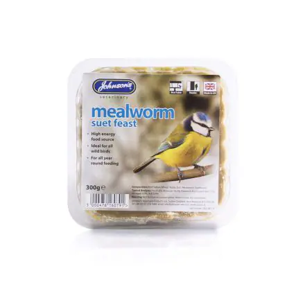 Johnson's Mealworm Suet Feast - 300g