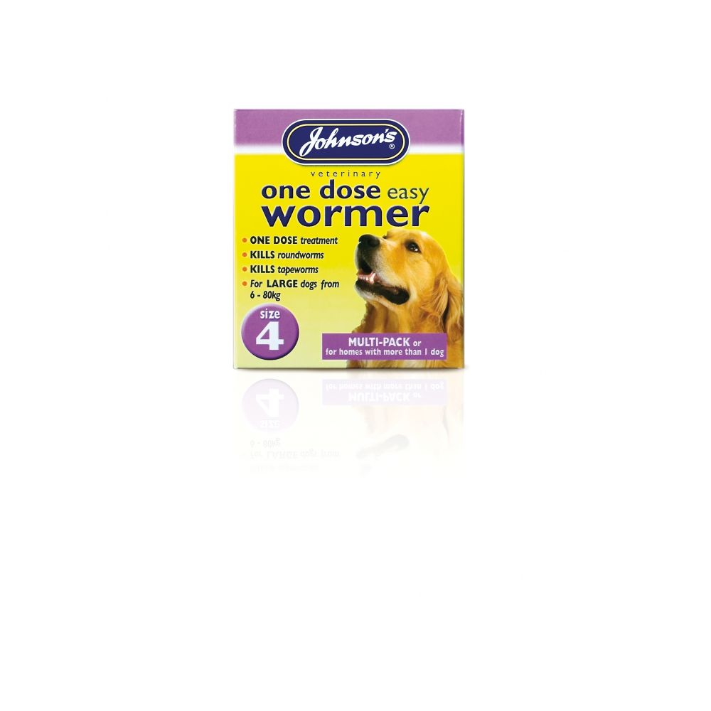 Johnson's One Dose Easy Wormer Various Sizes