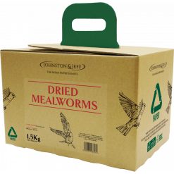 Johnston & Jeff Dried Mealworms in EcoBox - 1.5kg