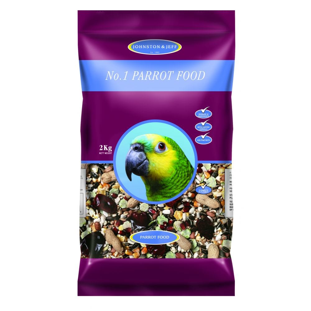 Johnston & Jeff No. 1 Parrot Food Various Sizes