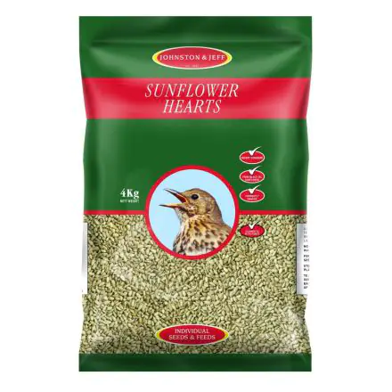 Johnston & Jeff Sunflower Hearts Various Sizes