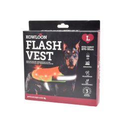 Kowloon Flashing Vest Yellow or Orange - Large