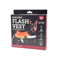 Kowloon Flashing Vest Yellow or Orange Various Sizes