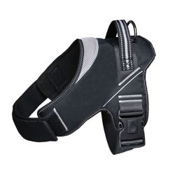 Lazy Bones Padded Harness Black/Grey - 28-38kg