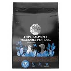 Leo & Wolf Dog Tripe, Salmon & Vegetable Meatballs - 1kg