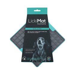 Lickimat Playdate Turquoise - q sgl