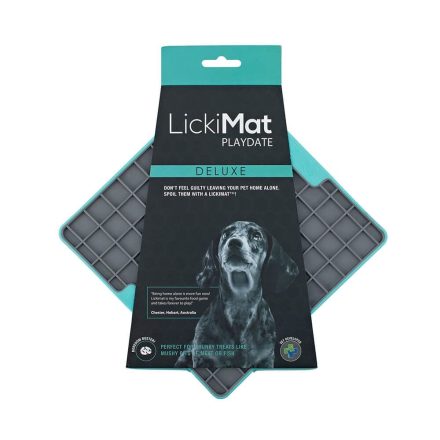 Lickimat Playdate Turquoise - q sgl