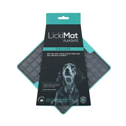 Lickimat Playdate Turquoise - q sgl