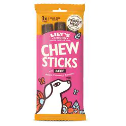 Lily's Kitchen Adult Dog Chew Sticks Beef - 120g