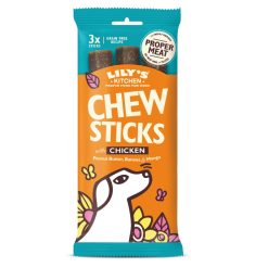Lily's Kitchen Adult Dog Chew Sticks Chicken - 120g