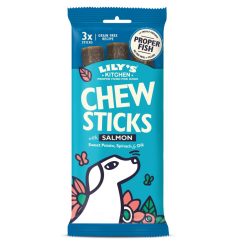 Lily's Kitchen Adult Dog Chew Sticks Salmon - 120g