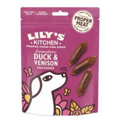 Lily's Kitchen Dog Duck & Venison Sausage - 70g