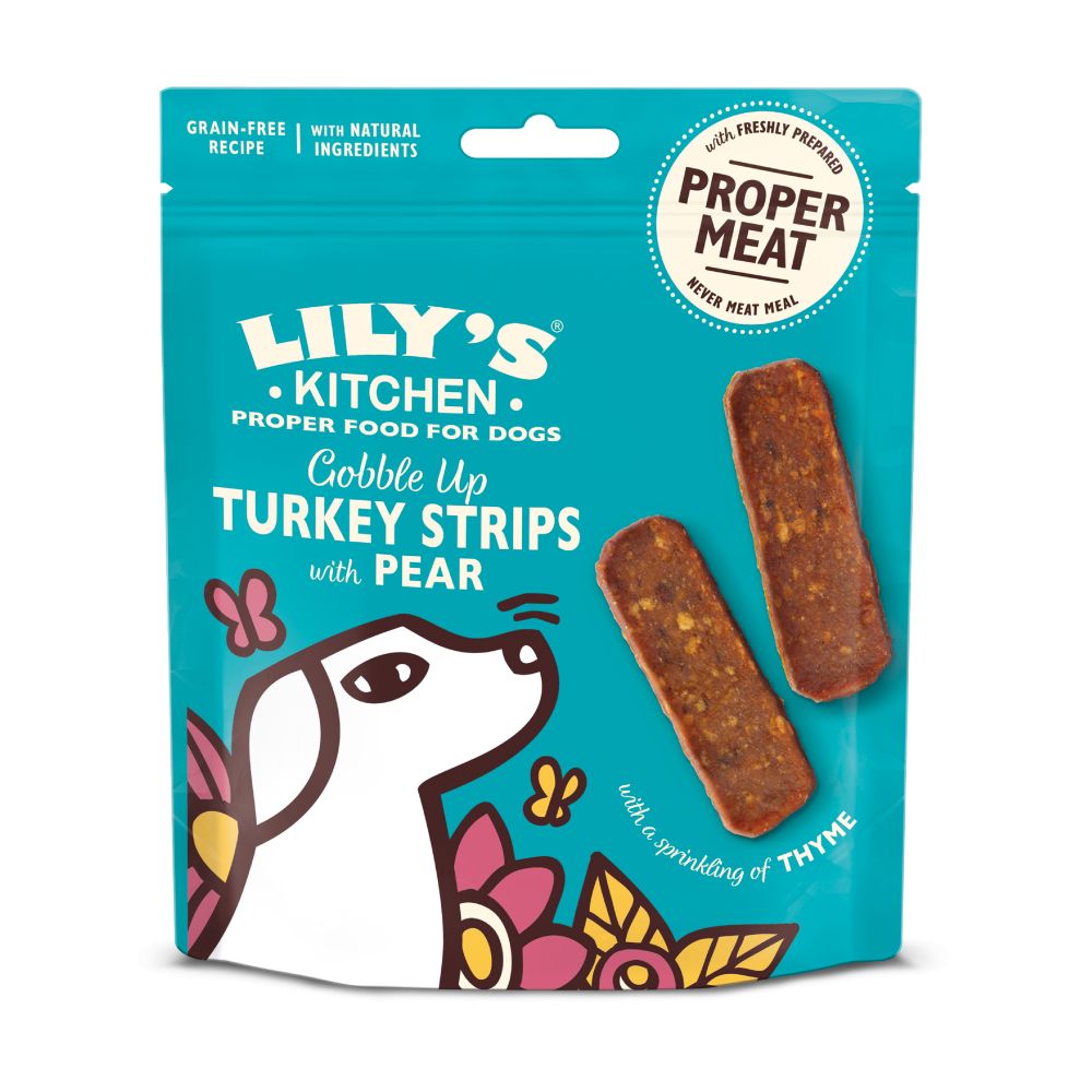 Lily's Kitchen Dog Turkey Strips - 70g