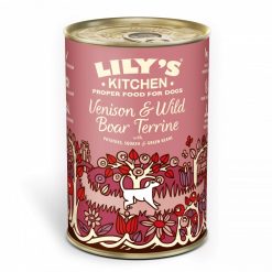 Lily's Kitchen Dog Venison & Wild Boar Terrine - 400g, case of 6