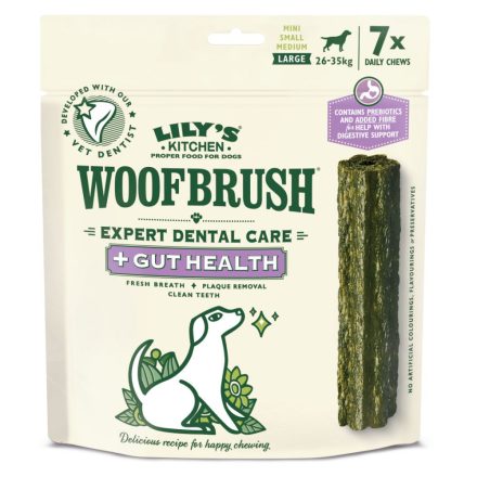Lily's Kitchen Dog Woofbrush Gut  Health Dental Chew - Large