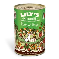 Lily's Kitchen Pasta Al Ragu Tin - 400g, case of 6