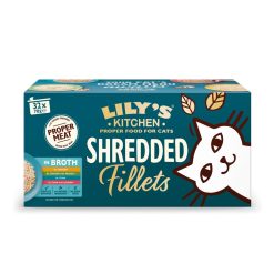 Lily's Kitchen Shredded Fillets in Broth Tins Multipack 32pk - 70g