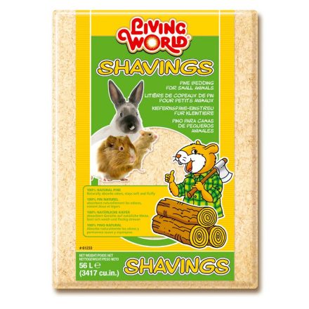 Living World Pine Shavings - 56 litres