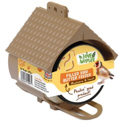 Love Wildlife Bird Butter Filled Feeder (Mealworm & Insect) - 375g