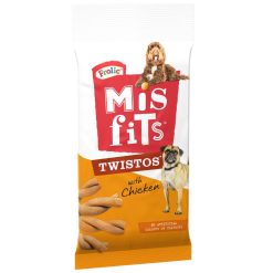 MISFITS Twistos Dog Treats with Chicken 105g - 105g, case of 18