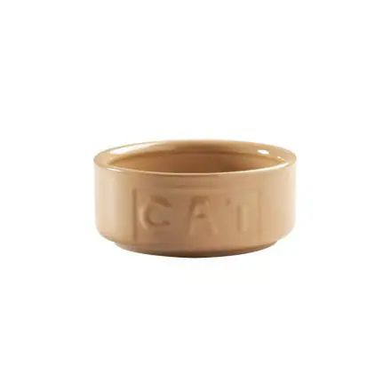 Mason Cash 13cm Cane Lettered Cat Bowl - 5 inches