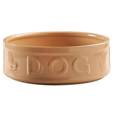 Mason Cash Cane 25cm Lettered Dog Bowl - 10 inches