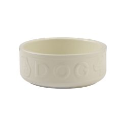 Mason Cash Lettered Dog Bowl Cream - 15cm
