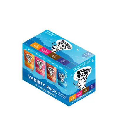 Meowing Heads Pouch Variety 10pk - 100g