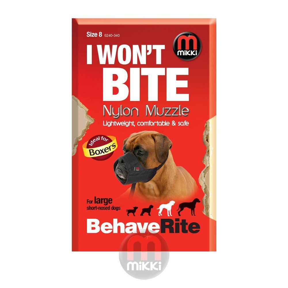 Mikki Muzzle Boxer - size8