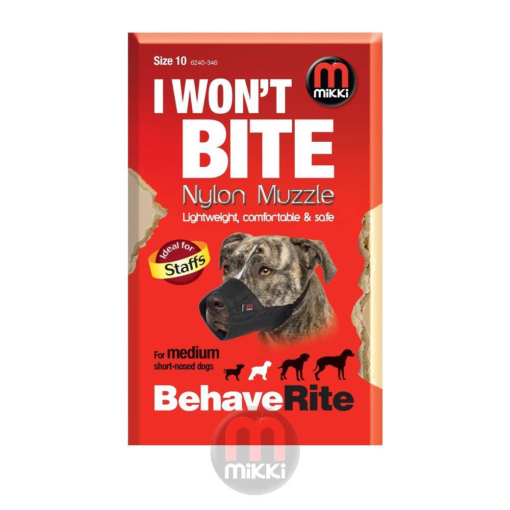 Mikki Muzzle Staffie - size10
