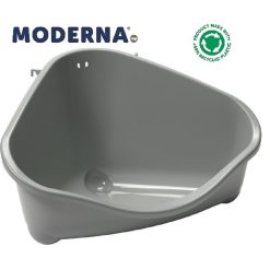 Moderna Corner Litter Pan Olive Green - Large