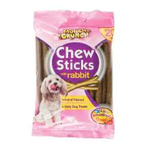 Munch & Crunch Chew Sticks with Rabbit - 20 pack