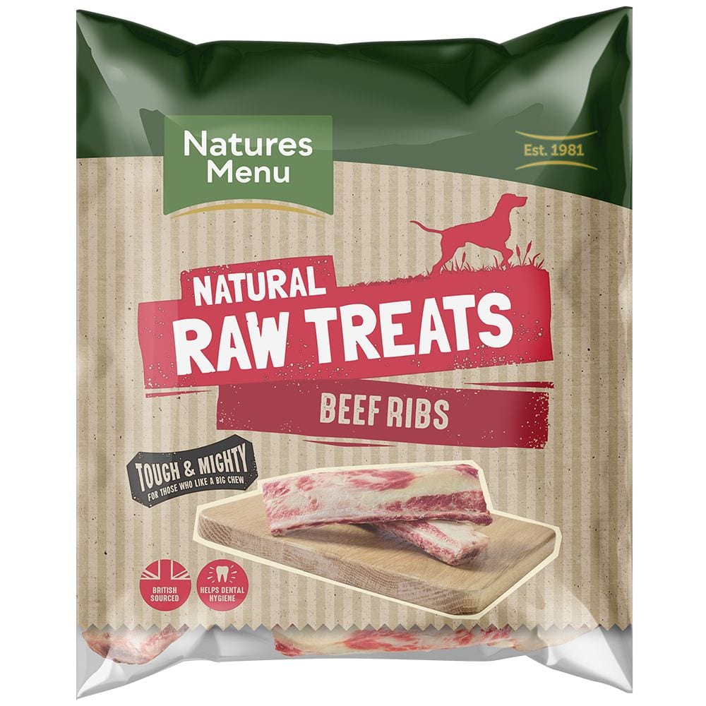 Buy Natures Menu Natural Raw Beef Ribs Save with Heart Pet Supplies
