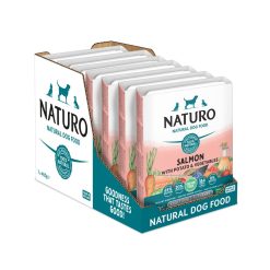Naturo Adult Dog Grain Free Salmon with Potato and Vegetables 7pk - 400g
