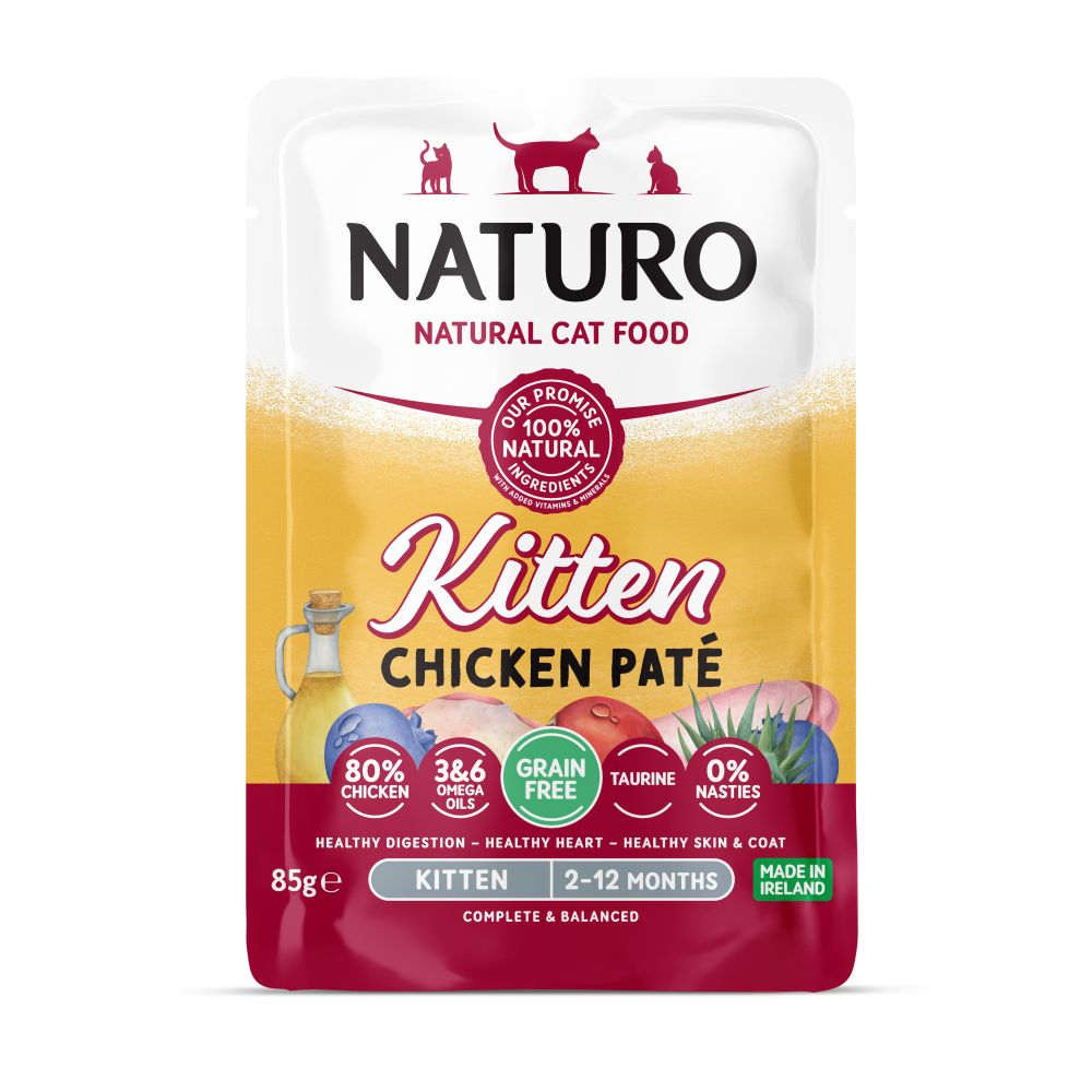 Naturo Kitten Chicken Pate 12pk - 85g