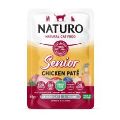 Naturo Senior Cat Chicken Pâté 12pk - 85g