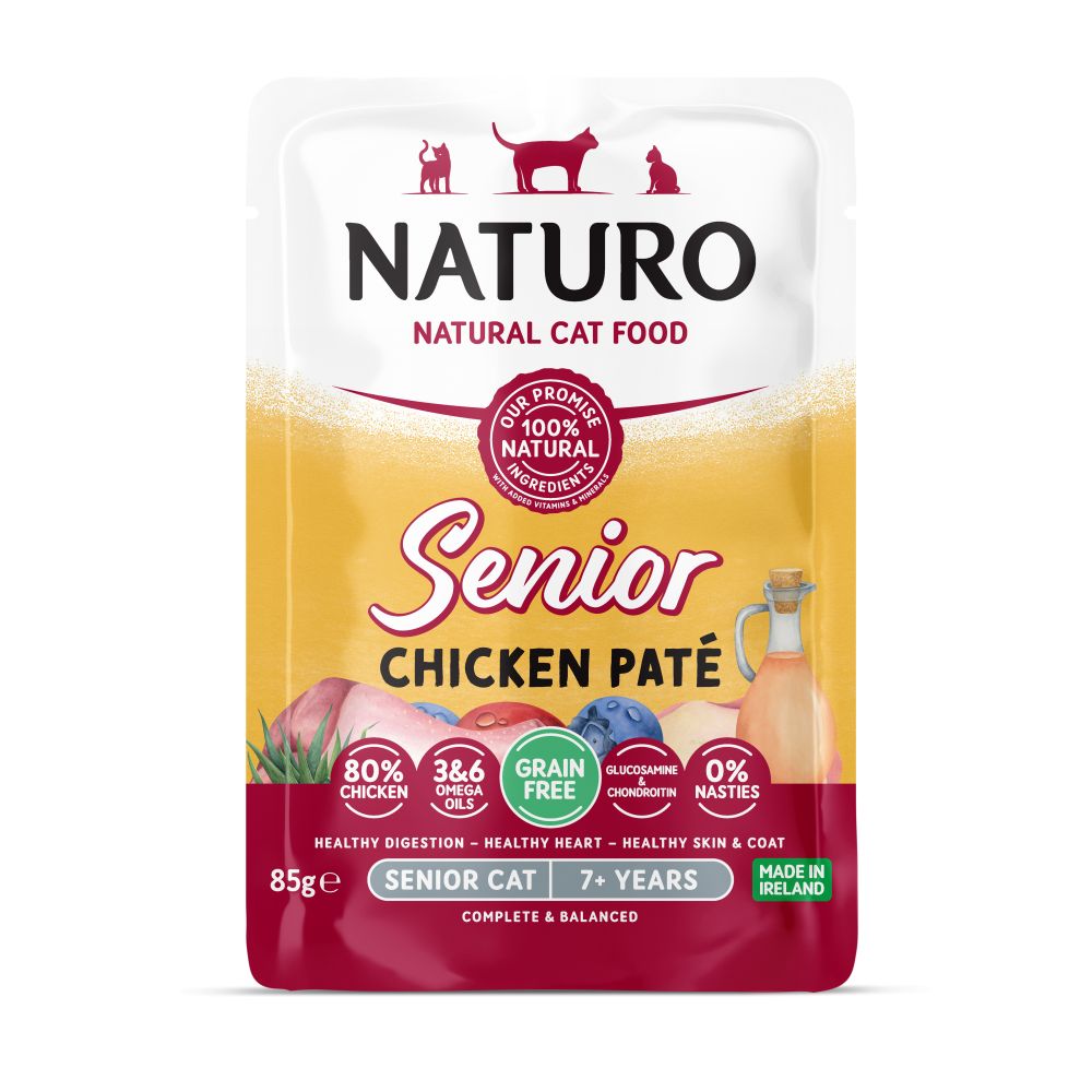 Naturo Senior Cat Chicken Pâté 12pk - 85g