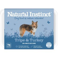 Nutriment Natural Instinct Adult Dog Tripe & Turkey - 1kg
