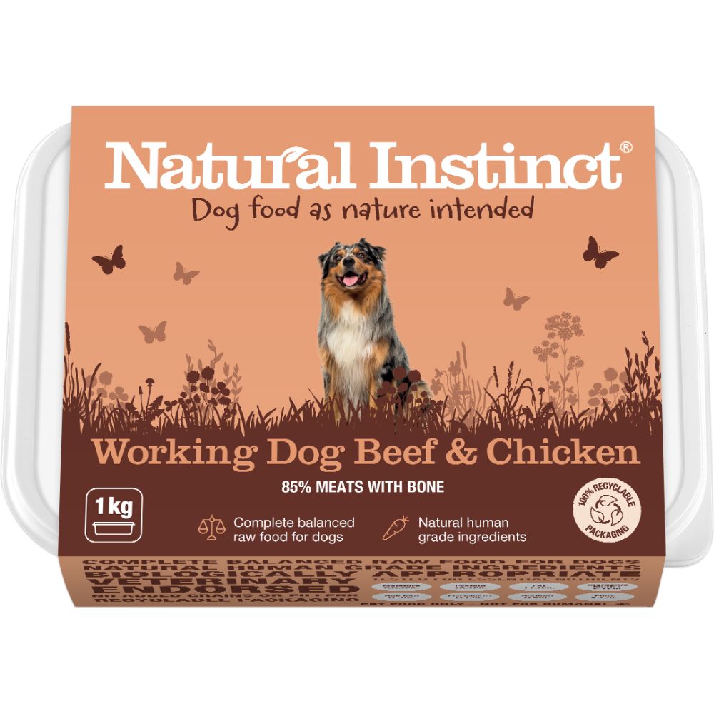 Nutriment Natural Instinct Working Dog Chicken & Beef - 1kg