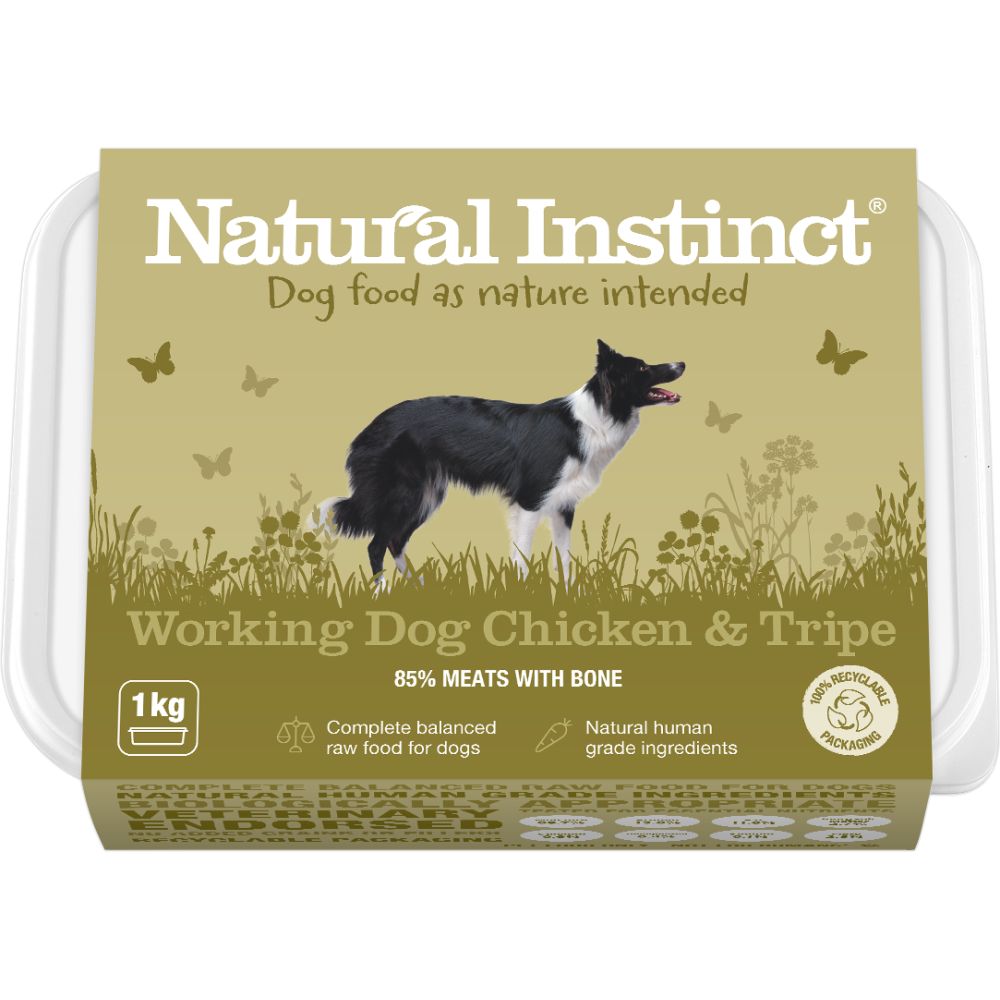 Nutriment Natural Instinct Working Dog Chicken & Tripe - 1kg