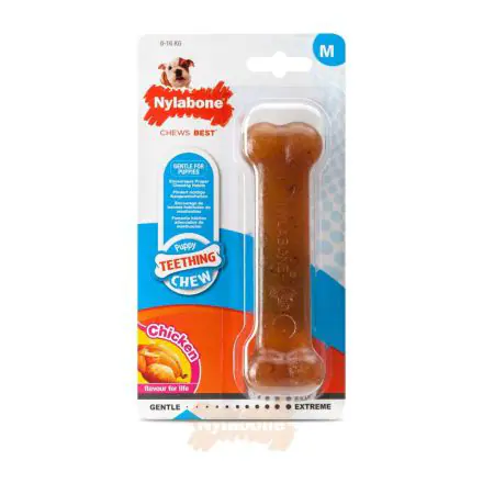 Nylabone Flexible Puppy Bone - Wolf