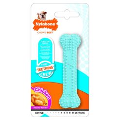 Nylabone Puppy Dental Chicken Blue - Extra Small