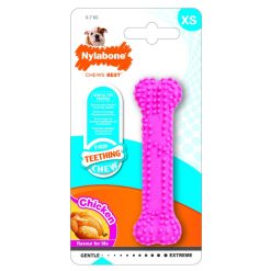 Nylabone Puppy Dental Chicken Pink - Extra Small