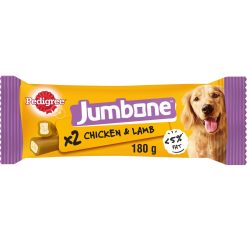 PEDIGREE Jumbone Medium Dog Treats with Chicken & Lamb 2 Chews - 2stk, case of 12