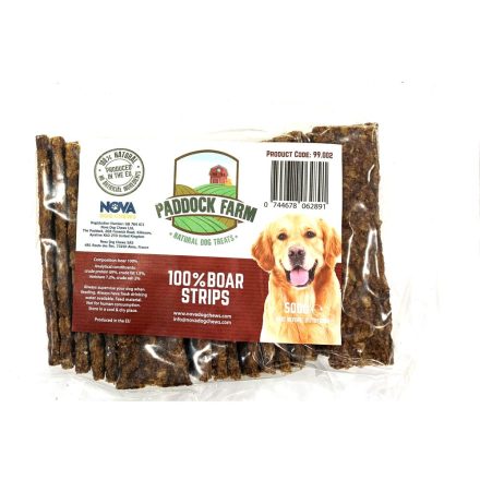 Paddock Farm 100% Wild Boar Strips - 500g