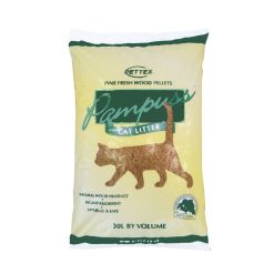 Pampuss Wood Cat Litter - 30 litres