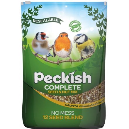 Peckish Complete Seed And Nut No Mess Wild Bird Seed Mix - 12.75kg