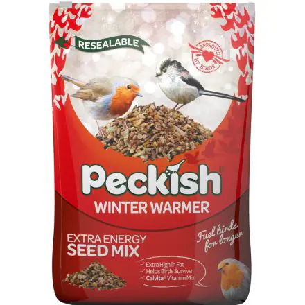 Peckish Winter Warmer High Energy Wild Bird Seed Mix - 12.75kg