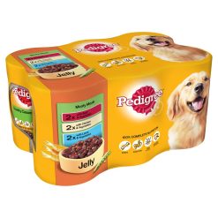 Pedigree Can in Jelly Meaty Meals 6 Pack - 400g